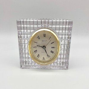 Vintage Mikasa Crystal Clock - Made in Austria - Quartz